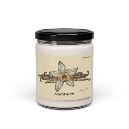 Myangelz Secrets Cinnamon Vanilla Scented Soy Candle, 9oz