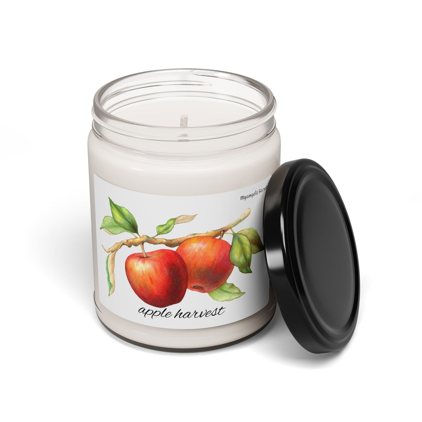 Myangelz Secrets Apple Harvest Scented Soy Candle, 9oz